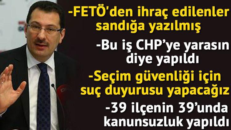 Son dakika... AK Parti’den İstanbul'daki itirazlarla ilgili önemli açıklamalar