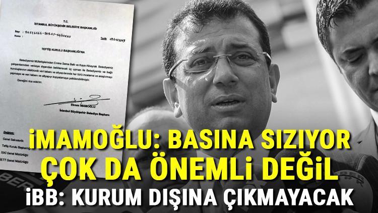 İmamoğlu'nun veri kopyalama genelgesi: 'Devlet güvenliği açısından risk'