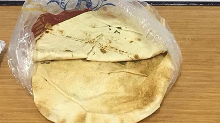 Uyuşturucuyu ekmeğin içine gizlemişler