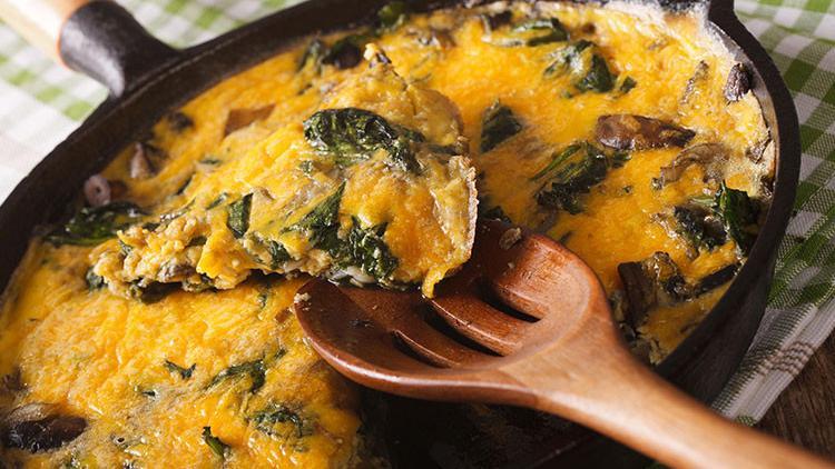 Mantarlı frittata tarifi