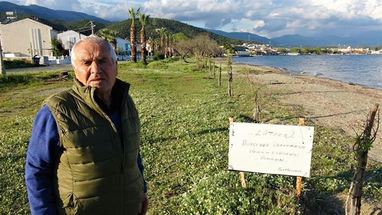 İğde nöbeti: Ağaçlarına zarar verilince tatilini erkene alıp Türkiye’ye gitti!