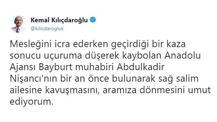 Kılıçdaroğlu'ndan Abdulkadir Nişancı paylaşımı