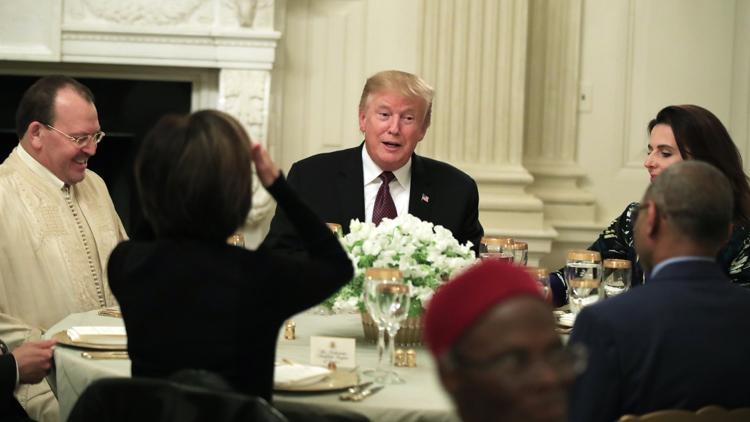 Donald Trump Beyaz Saray'da iftar verdi