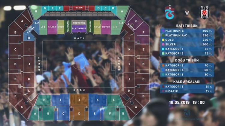 "Trabzonspor-Beşiktaş" biletleri satışta
