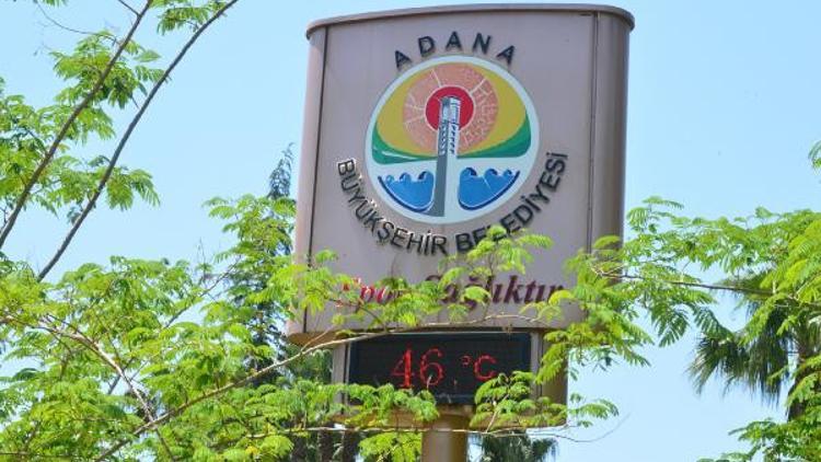 Adana'da termometreler 46 dereceyi gösterdi