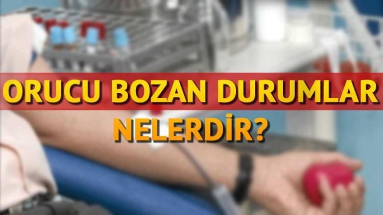 Orucu bozan durumlar nelerdir? Diyanet'ten net bilgiler