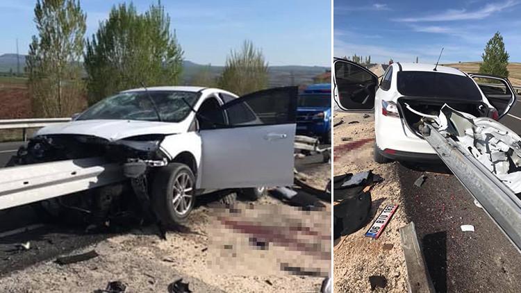 Son dakika: Kayseri'de feci kaza... Ok gibi saplandı