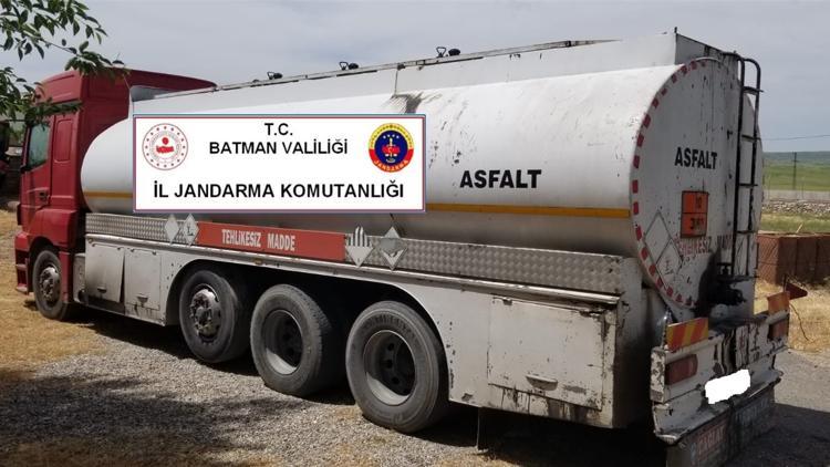 Batman'da 170 ton kaçak petrol ele geçirildi