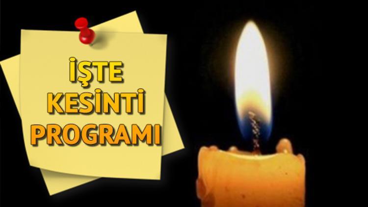 Elektrikler ne zaman gelecek? 29 Mayıs 2019 Çarşamba günü planlı kesinti programı