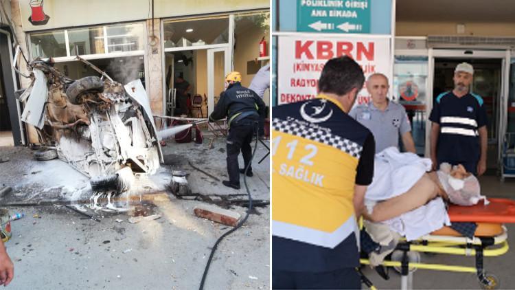 Bursa'da feci kaza... Görenler olay yerine koştu