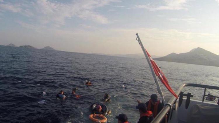 Göçmen kaçakçılığı çetesi lideri ve sevgilisi, Bodrum'a getirildi