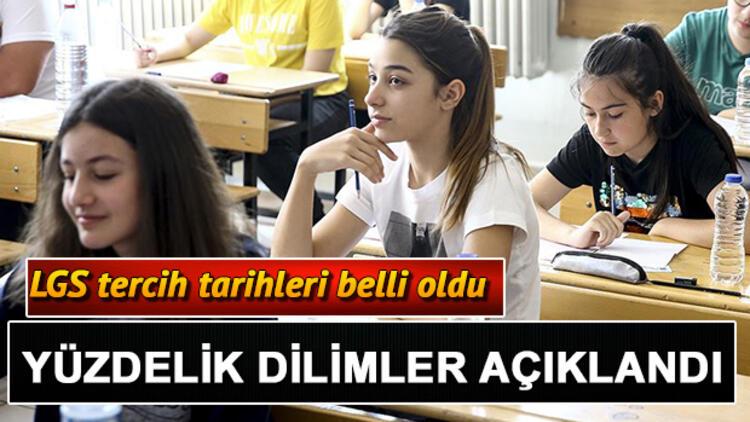 LGS tercihleri ne zaman yapılacak? Yüzdelik dilimler belli ...