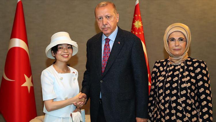 Cumhurbaşkanı Erdoğan, Altes Prenses Akiko ile görüştü