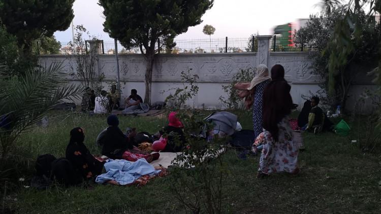Ayvalık'ta 35 kaçak göçmen yakalandı