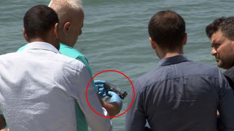 Beylikdüzü sahilinde tabanca bulundu