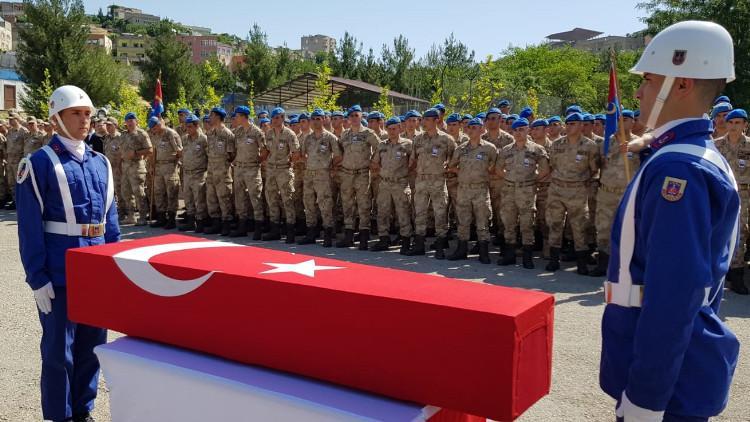 Eruh şehidi Uzman Çavuş Baran, törenle memleketine uğurlandı