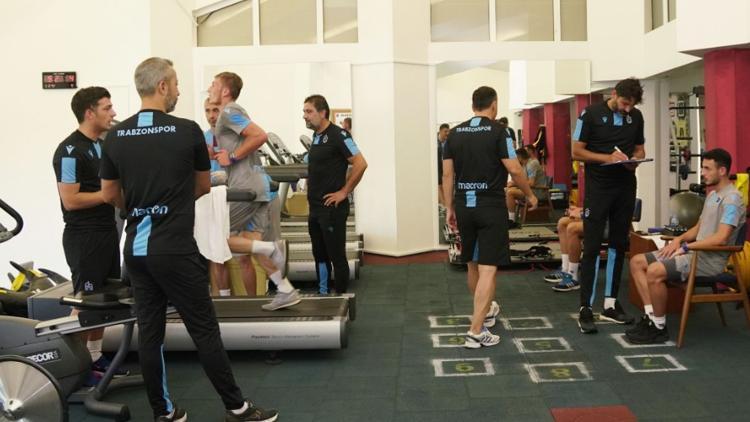 Trabzonspor laktat testinden geçti