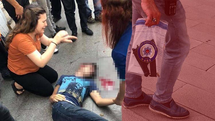 Sokak ortasındaki dehşette tüyler ürperten ifade