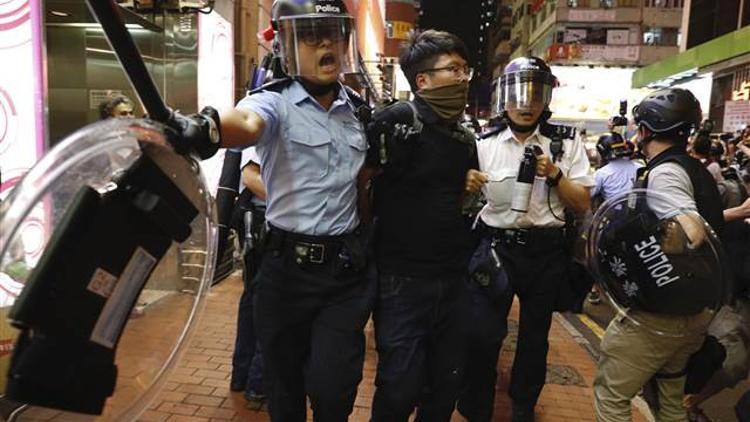 Hong Kong’daki protestolarda 6 gözaltı
