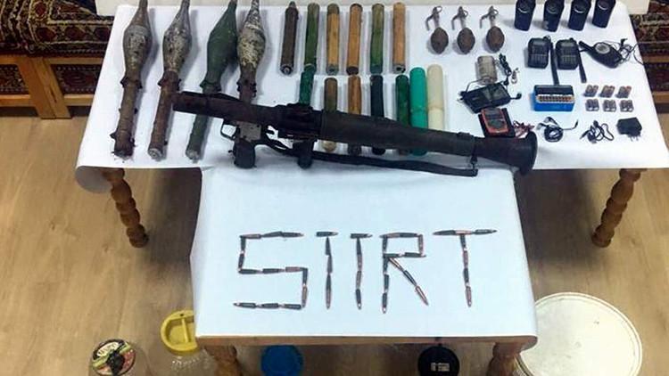Siirt'te, PKK'nın toprağa gömülü cephaneliği ele geçirildi