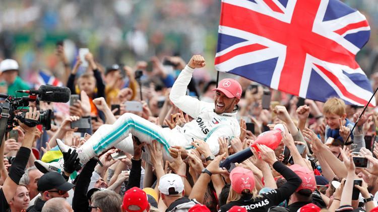 Hamilton evinde kazandı