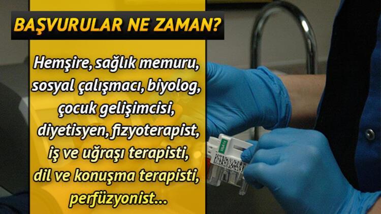 Sağlık Bakanlığı personel alımı başvuruları başladı mı?