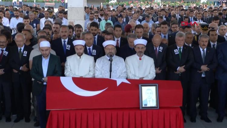 Son dakika: Şehit diplomata gözyaşlarıyla veda
