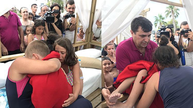 Öğretmen anne, kaybolan oğlu bulununca sevinç gözyaşı döktü