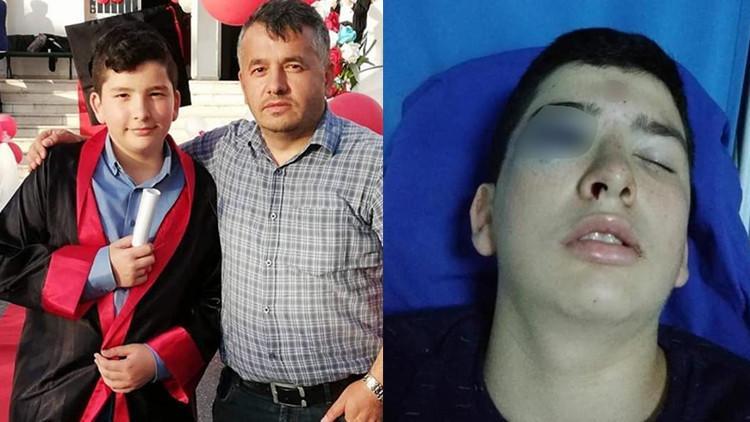 15 yaşındaki genç, bir anda kanlar içerisinde yere yığıldı