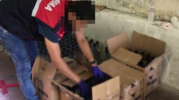 Jandarma’dan sahte içki operasyonu