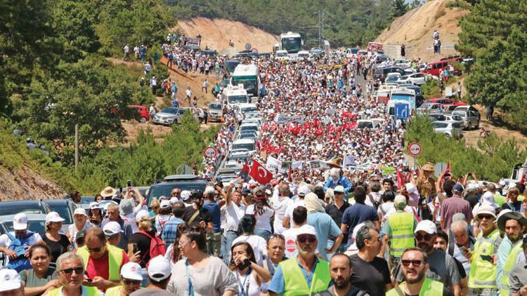 Kazdağları’nda maden eylemi