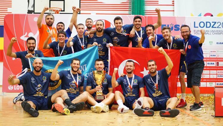 Beykent, Avrupa'da üst üste 2. kez şampiyon
