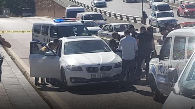 Başkent'te lüks otomobilde kanlı infaz