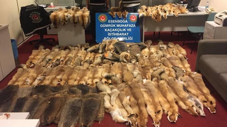 Esenboğa Havalimanı'nda ele geçirildi! 128 adet…