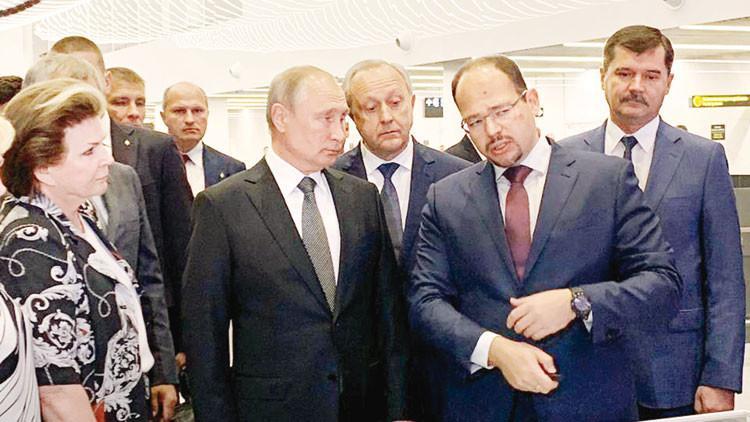 Türkler inşa etti, Putin açılışı yaptı