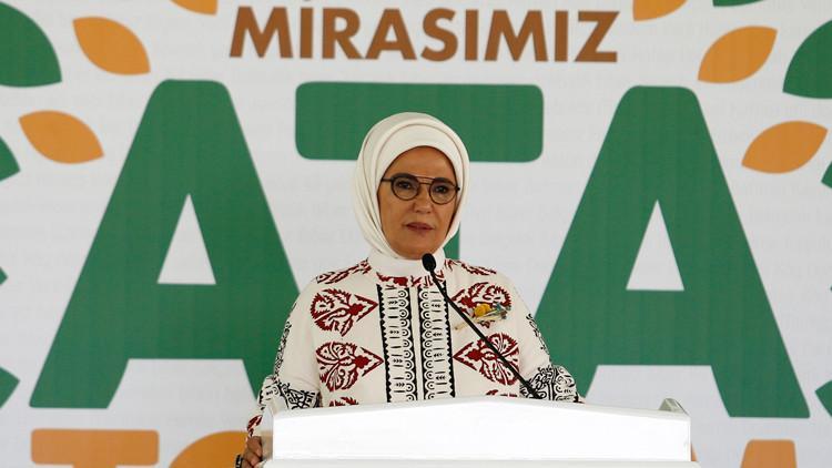 Emine Erdoğan: "Ata Tohumu Projesi, tarımı milli bağımsızlığımızın anahtarı olarak gördüğümüzün de ifadesidir"
