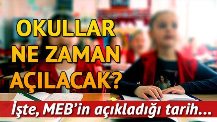 Okullar ne zaman açılacak? Ara tatil ne zaman başlıyor?