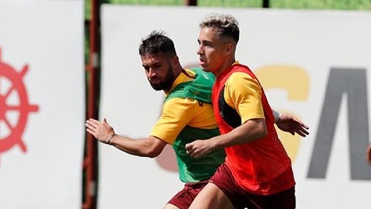 Galatasaray çift kale taktik çalıştı