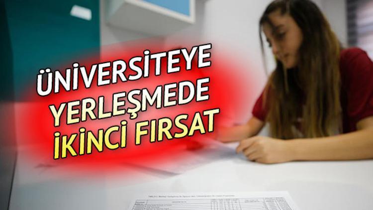 YKS ek tercihleri ne zaman bitecek? İşte üniversite boş kontenjanları
