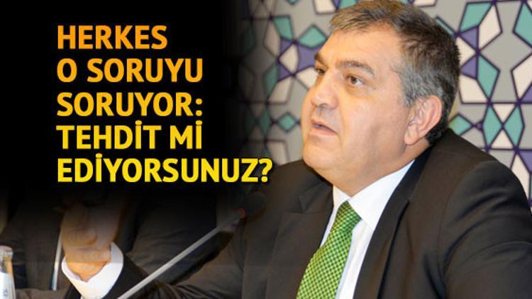 ‘Tehdit etmiyoruz, acı gerçeği ortaya koyuyoruz’