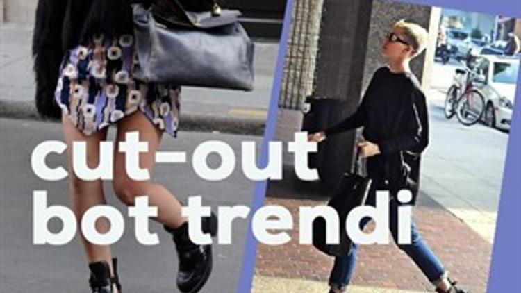 Cut-out bot trendi