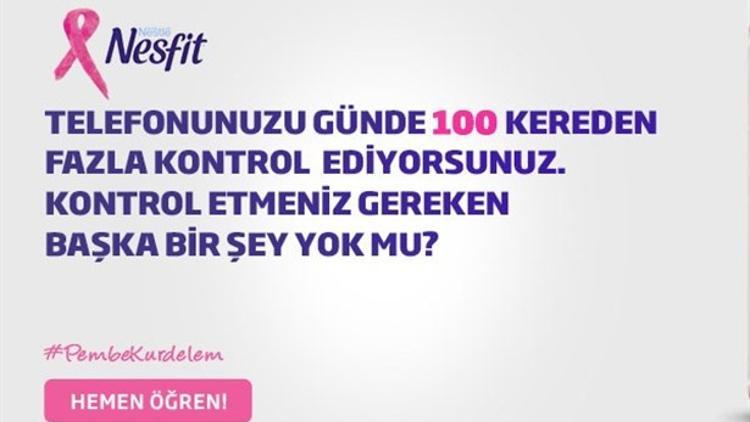 “Telefonunu günde 100 kereden fazla kontrol ediyorsun, peki ya kendini?”