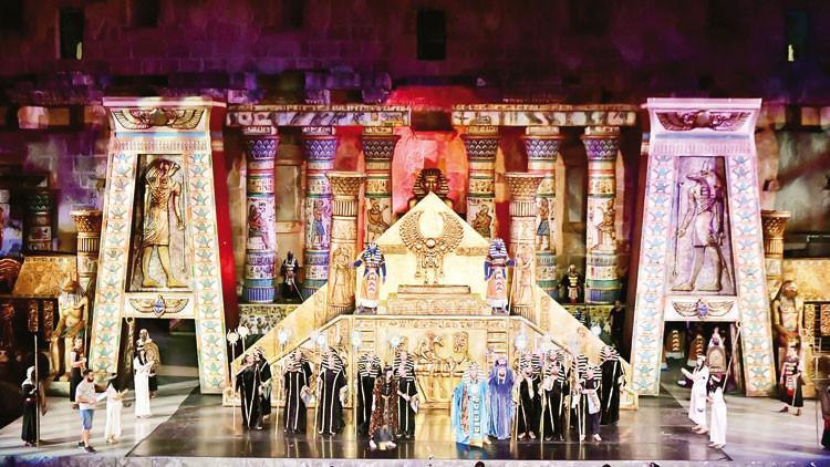 ‘Aida’ Aspendos’ta
