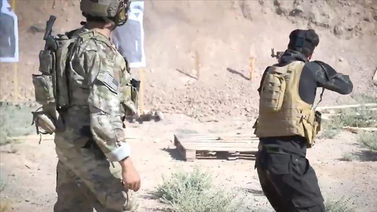 ABD ordusu ve YPG/PKK'dan askeri eğitim görüntüsü