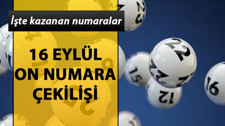On Numara'da 129 bin TL sahibini buldu! 16 Eylül MPİ On Numara çekiliş sonuçları