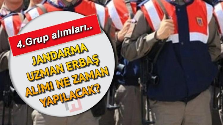 Jandarma 4. grup Uzman erbaş alımı ne zaman yapılacak?