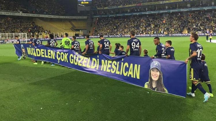 Fenerbahçe Neslican Tay'ı unutmadı