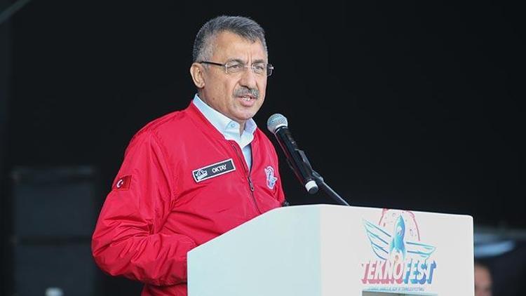 Cumhurbaşkanı Yardımcısı Fuat Oktay "Teknofest İstanbul"un kapanış töreninde konuştu