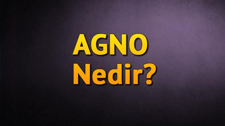 AGNO nedir?