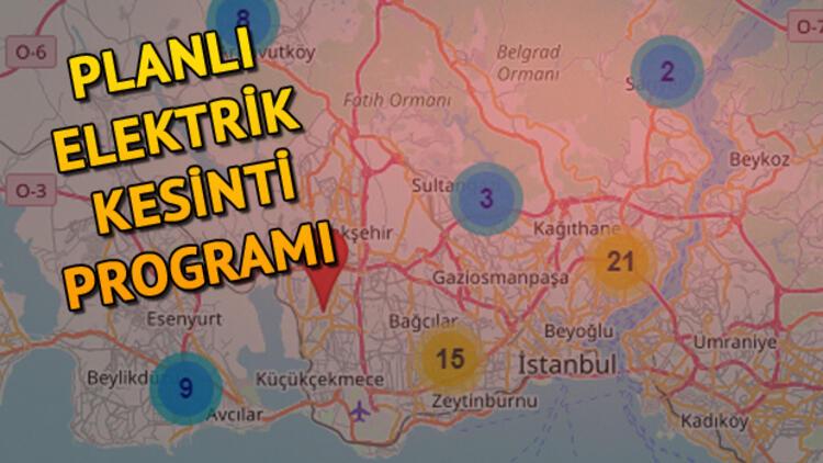 istanbul planli elektrik kesintileri programi elektrikler ne zaman gelecek son dakika haber